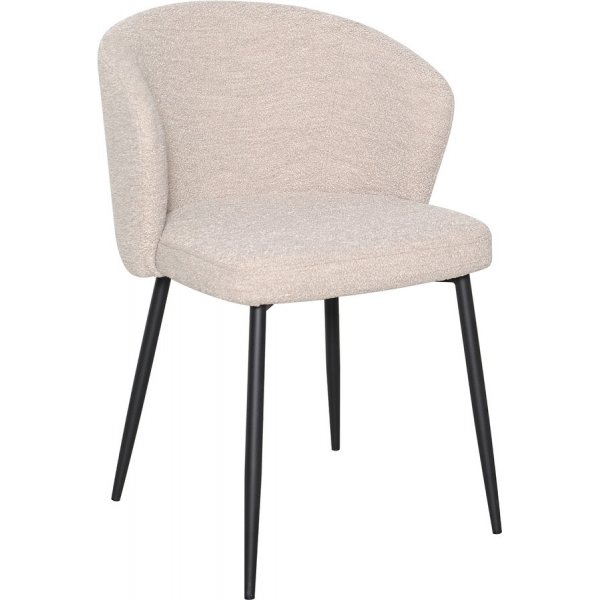Iben matstol - Beige boucl