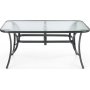 Antony utebord - Gr metall / Glas + Flckborttagare fr mbler