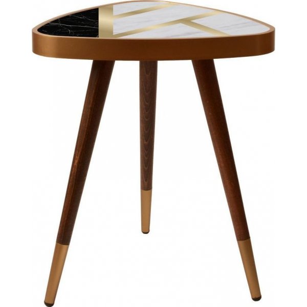 Liny sidobord triangel 45 x 45 cm - Flerfrgad