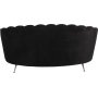 Signy 2-sits soffa - Svart velour