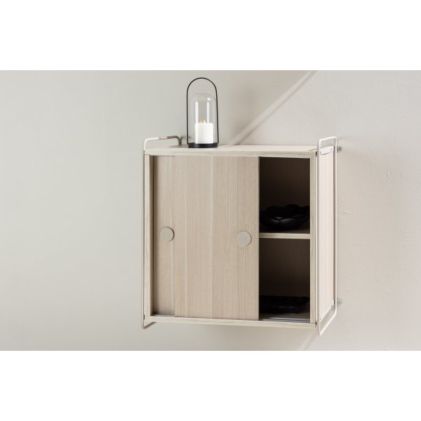 Paris väggskåp 68 x 60 cm - Beige/Whitewash Paris väggskåp 68 x 60 cm - Beige/Whitewash