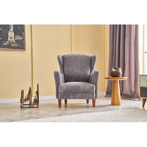 Fauteuil Lola - Gris Fauteuil Lola - Gris