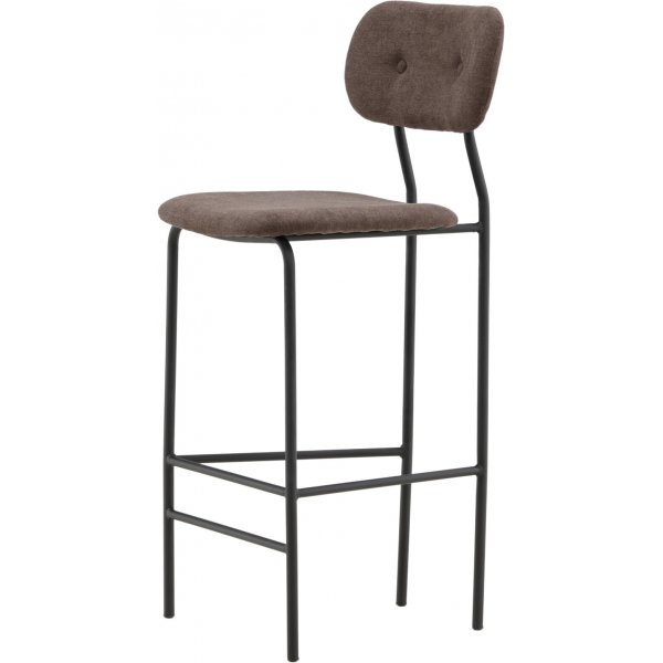 Tabouret de bar Ralf - Noir/Marron Tabouret de bar Ralf - Noir/Marron