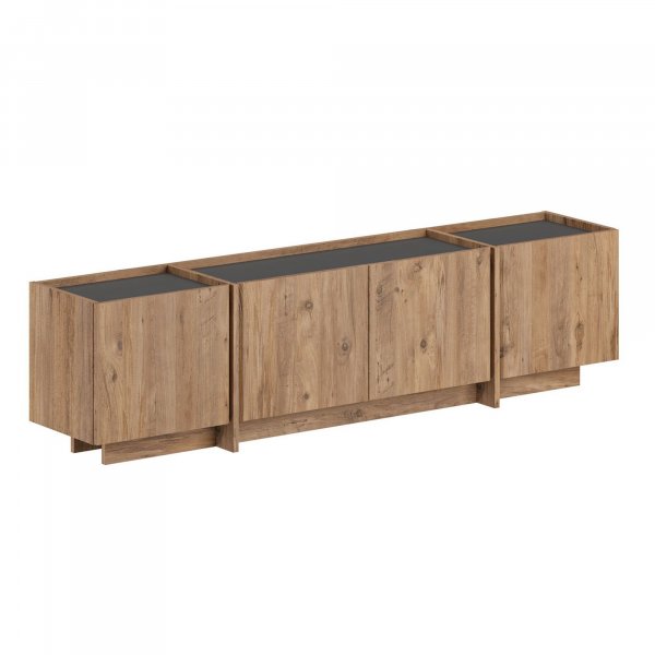TV-b�nk Lorensa 180 cm - Atlantic Pine/Antracit