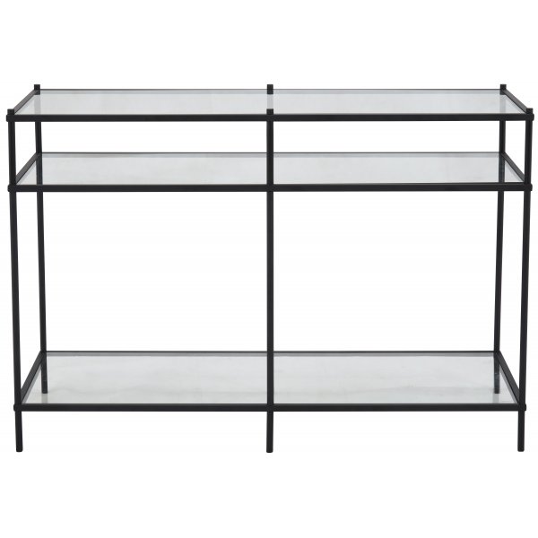 Tiffany Inca Avlastningsbord 107 x 38 cm - Svart + Möbeltassar Tiffany Inca Avlastningsbord 107 x 38 cm - Svart + Möbeltassar