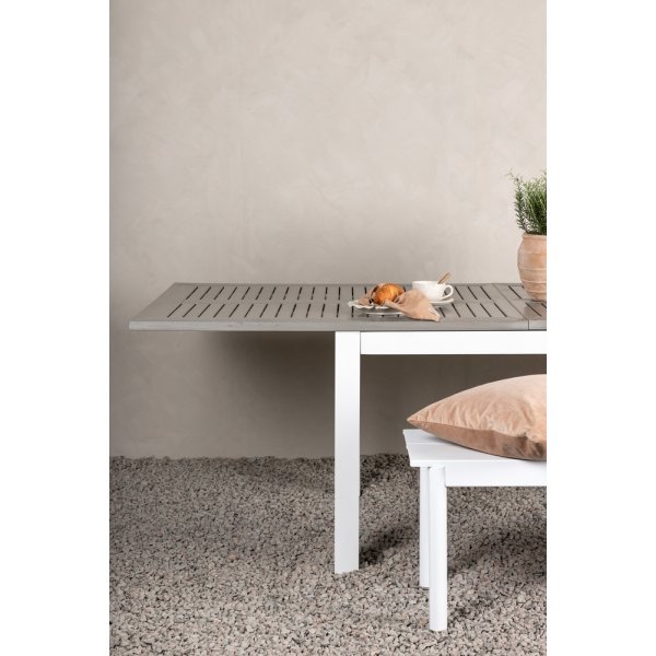 Albany matbord 224 x 100 cm - Grå/Vit Albany matbord 224 x 100 cm - Grå/Vit