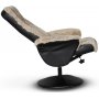 Times ftlj med fotpall (Recliner) - Beige frskinn + Flckborttagare fr mbler