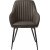 Fauteuil Boston en PU marron