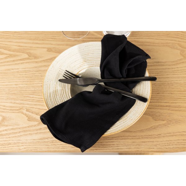 Serviette Wabi sabi - Noir