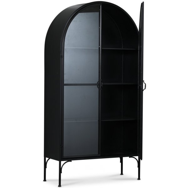 Industry vitrinskp i metall - Metall / Glas