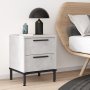 Luvio sngbord 24 - Silver/svart