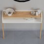 Exen avlastningsbord 100 x 30 cm - Vit/ek