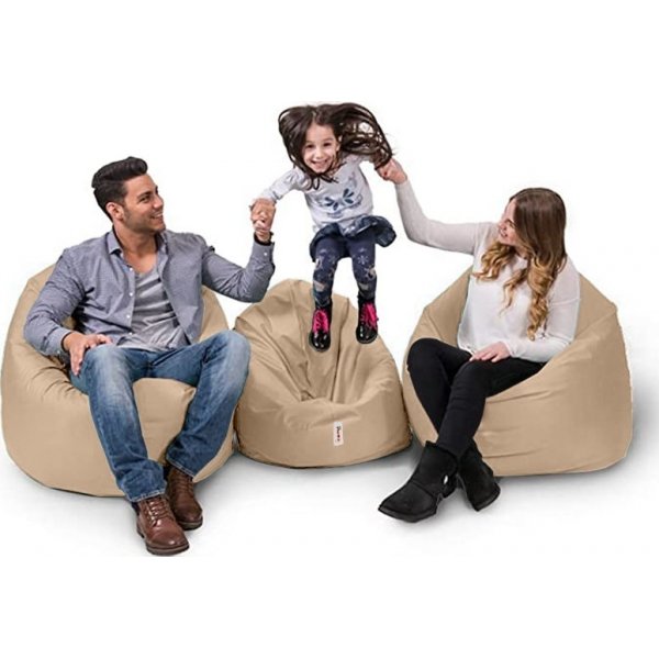 Pouf Iyzi - Beige Pouf Iyzi - Beige