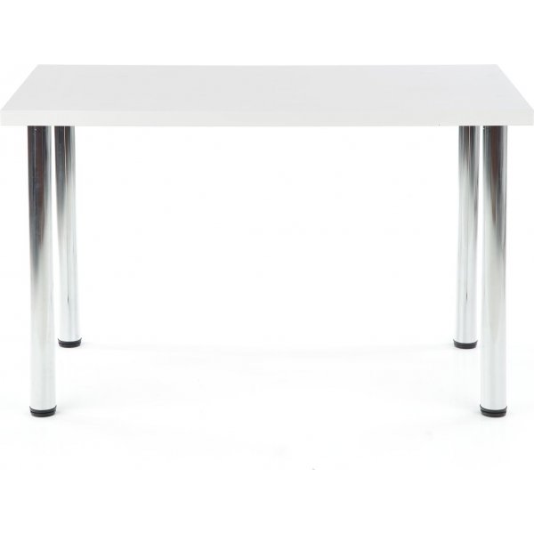 Table à manger Buno 120 cm - Blanc/chrome Table à manger Buno 120 cm - Blanc/chrome