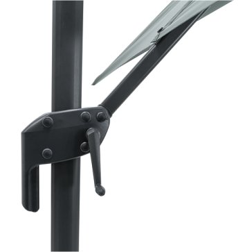 Parasol Marbella gris foncé 300x300 cm Parasol Marbella gris foncé 300x300 cm