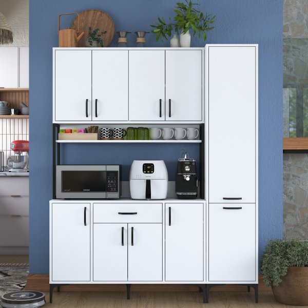 Armoire Jericho 134 - Blanc Armoire Jericho 134 - Blanc