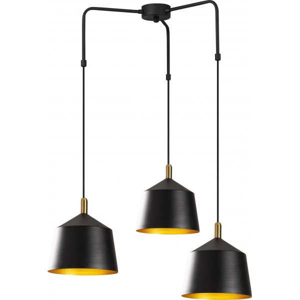 Samba taklampa 6196 - Svart/guld