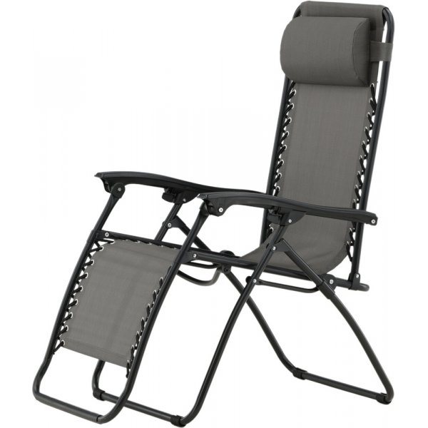 Melker solstol - Svart/Grå Melker solstol - Svart/Grå