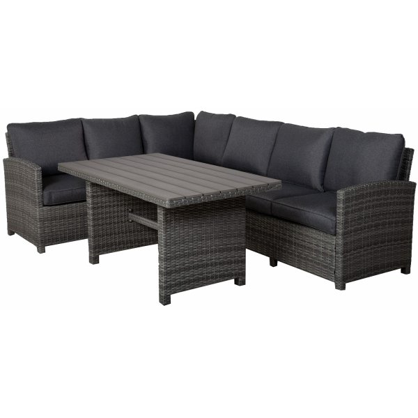 Torekov loungegrupp vnster - Gr konstrotting + Flckborttagare fr mbler