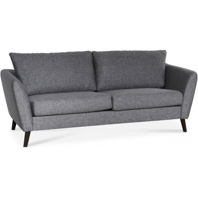Country 2-sits soffa - Gr (tyg) / Svarta ben + Mbelvrdskit fr textilier
