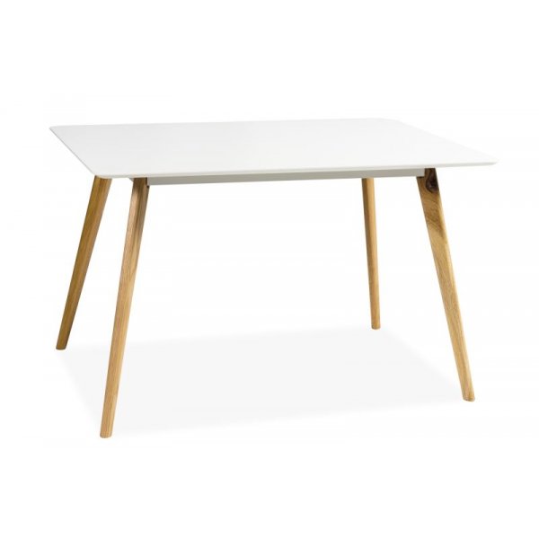 Linkping 120 cm matbord - Ek/vit