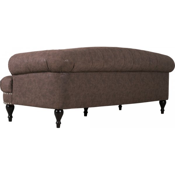 Canapé Chesterfield 3 places marron Canapé Chesterfield 3 places marron