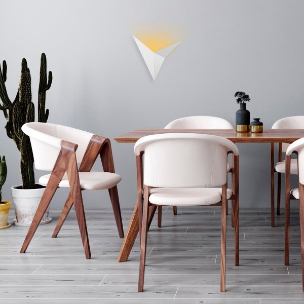 Vogel wandlamp 3202 - Wit