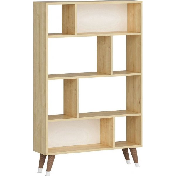 Harby bokhylla - Vit/ek Harby bokhylla - Vit/ek