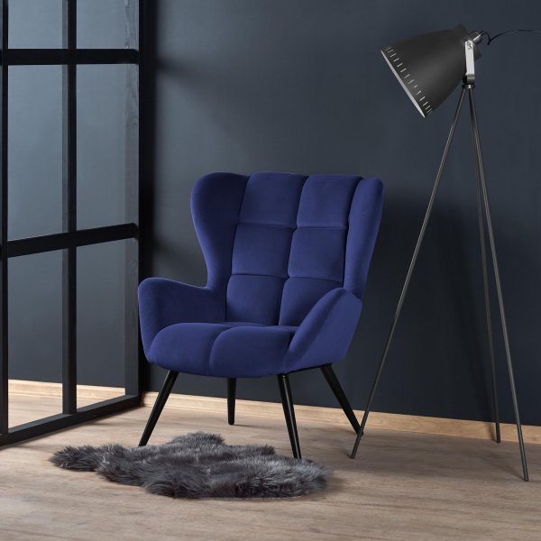Fauteuil Halfman - Bleu