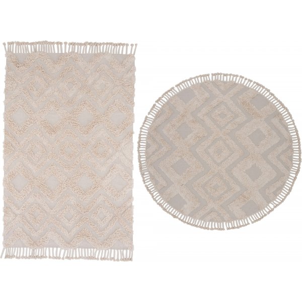 Kleva vloerkleed - Crme wit