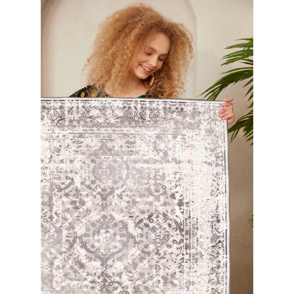 Wooson 82 matta 160 x 230 cm - Cream/mink Wooson 82 matta 160 x 230 cm - Cream/mink