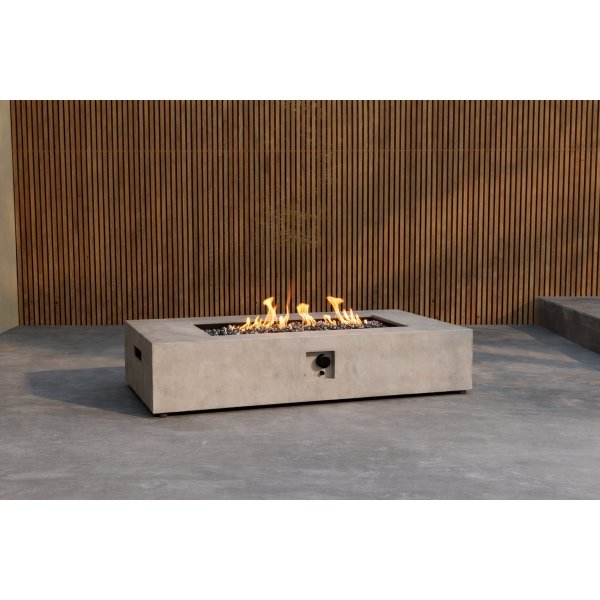 Eldkorg Kea rektangulär 137x68 cm - grå Eldkorg Kea rektangulär 137x68 cm - grå