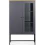 Edge skp i Ek / Gr hgtryckslaminat (HPL) + Flckborttagare fr mbler