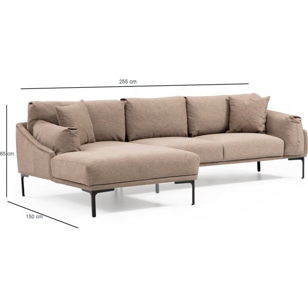 Leo divansoffa - Mocka