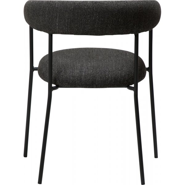 Fauteuil Plenti - Bouclé noir/noir Fauteuil Plenti - Bouclé noir/noir