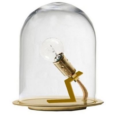Bordslampa Kulla - Mssing/Glas