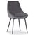Theo stol i grå sammet + Möbelvårdskit för textilier