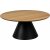 Table basse Soli 85 cm - Chne/noir