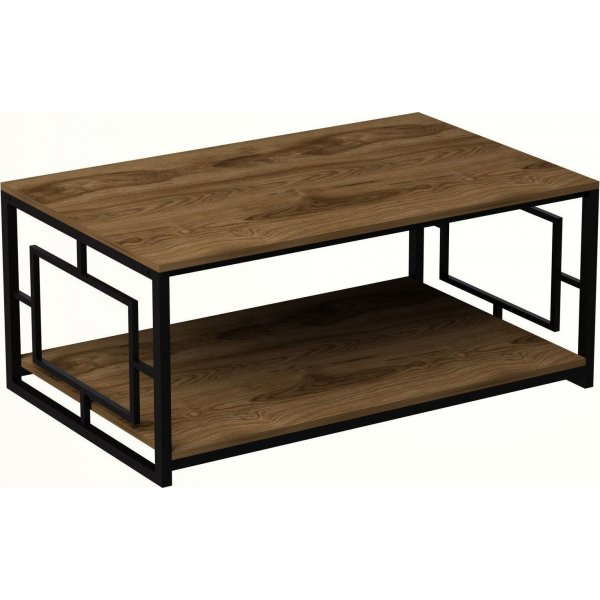 Kelvin soffbord 120 x 60 cm - Valnöt/svart Kelvin soffbord 120 x 60 cm - Valnöt/svart