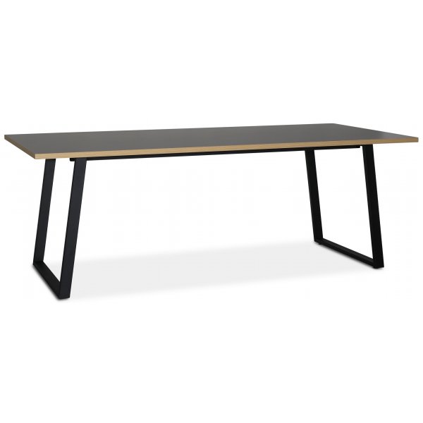 Table  manger Edge 240x90 cm - Stratifi haute pression (HPL) gris