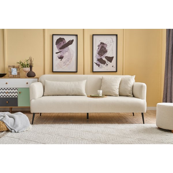 Canapé 3 places Revos - Crème Canapé 3 places Revos - Crème