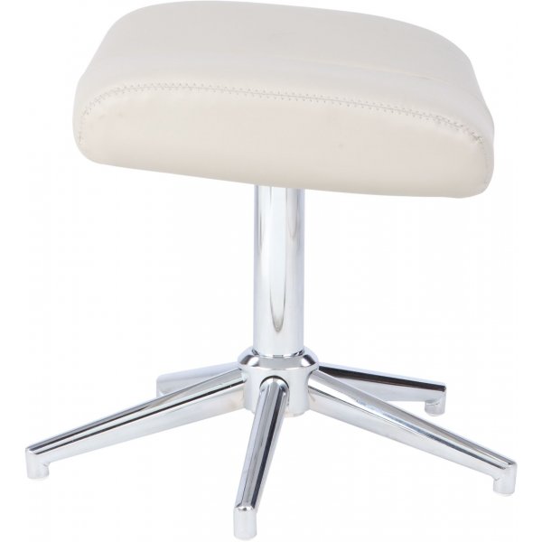 Penglund fåtölj med fotpall - Beige (konstläder) Penglund fåtölj med fotpall - Beige (konstläder)