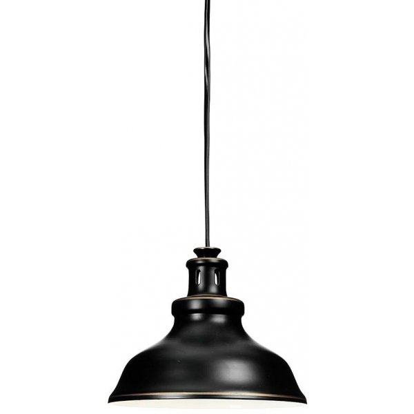 New Haven fnsterlampa - Svart antik/guld