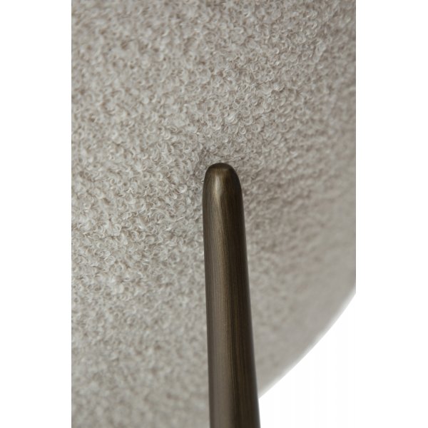 Orbit matstol - Dove bouclé Orbit matstol - Dove bouclé