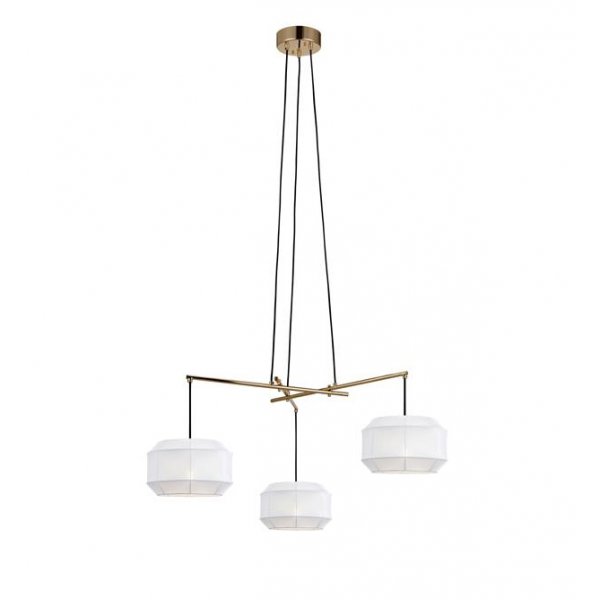 Corse Taklampa - Guld/Svart/Vit