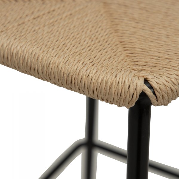 Stiletto barpall - Beige/svart