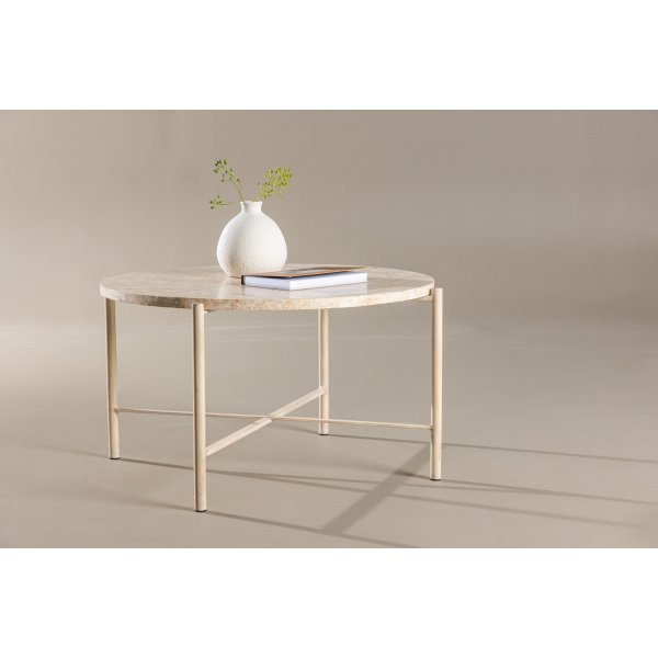 Sandhamn soffbord 70 cm - Beige