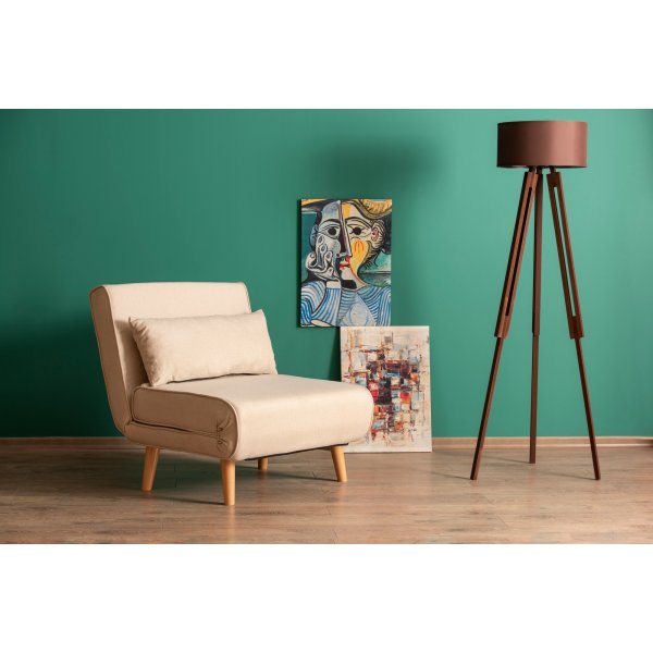 Fauteuil lit Folde - Blanc crème Fauteuil lit Folde - Blanc crème