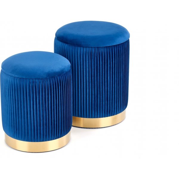 Pouf Meddick - Bleu Pouf Meddick - Bleu