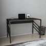 Josephine skrivbord 120 x 60 cm - Svart/mrkgr